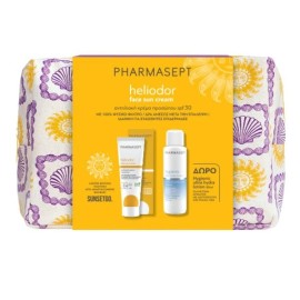 Pharmasept Heliodor Face Sun Cream SPF30 Αντηλιακή Κρέμα Προσώπου 50 ml + Δώρο After Sun Lotion 100 ml