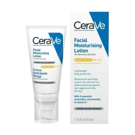 CeraVe Facial Moisturising Lotion SPF50 Ενυδατική Κρέμα Προσώπου για Κανονικό-Ξηρό Δέρμα 52 ml