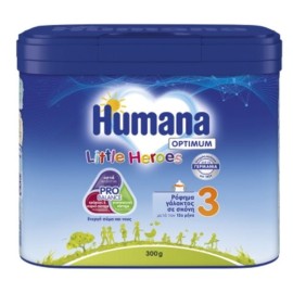 Humana 3 Optimum Little Heroes Ρόφημα Γάλακτος σε Σκόνη μετά τον 12ο μήνα 300 g