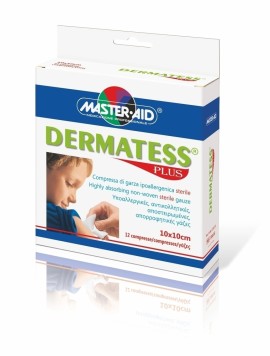 Master Aid Dermatess Plus 5x9cm 12τμχ