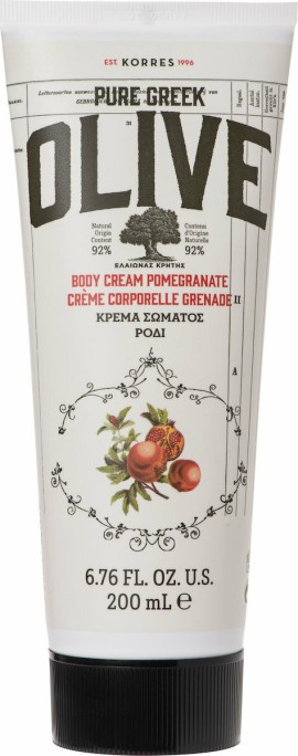 Korres Pure Greek Olive Body Cream Ρόδι 200 ml