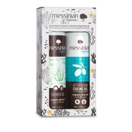 Messinian Spa Promo Shower Gel Yogurt Aloe 300ml & After Burn Cooling Gel mint Aloe 300ml