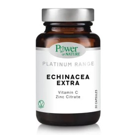 Power of Nature Platinum Range Echinacea Extra with Vitamin C & Zinc 30 veg.caps