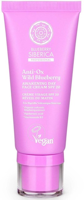 Natura Siberica Anti-Ox Wild Blueberry, Αναζωογονητική Κρέμα Ημέρας SPF20, 50ml