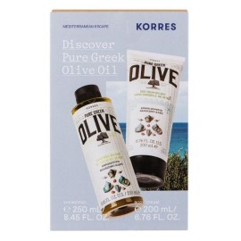 Korres Pure Greek Olive Oil Set Αφρόλουτρο Θαλασσινό Αλάτι 250 ml + Γαλάκτωμα Σώματος Θαλασσινό Αλάτι 200 ml