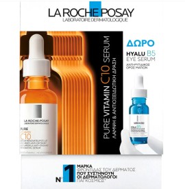 La Roche Posay Pure Vitamin C10 Serum Αντιοξειδωτικός Ορός 30 ml + Δώρο Hyalu B5 Eye Serum 5 ml