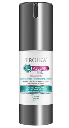 Froika AC Azelaic Gel 10% Κρέμα Τζελ Για Δέρμα Με Τάση Ακμής 30 ml