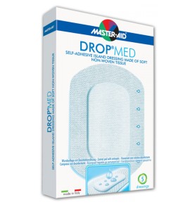 Master Aid Drop Med 12,5x12,5cm (7,5x7,5) 5 τμχ.