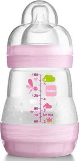 Mam Easy Start Πλαστικό Μπιμπερό Anti-Colic 0m+ 160ml