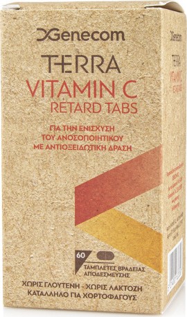 Genecom Terra Vitamin C Retard 60 tabs