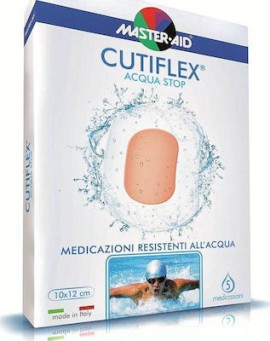 Master Aid Cutiflex 10x12, Αυτοκόλλητες Αδιάβροχες Γάζες 5τεμ