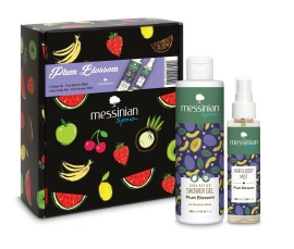 Messinian Spa Promo Plum Blossom Shower Gel 300ml & Hair & Body Mist 100ml