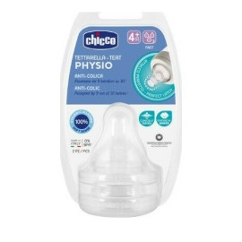 Chicco Θηλή Σιλικόνης PO5 Γρήγορη Ροή 4m+ 2τμχ