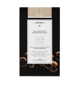 Korres Argan Oil Ageless Colorant Νο 10.17 Ξανθό Πλατίνας Μπεζ 50ml