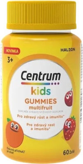 Centrum Kids Gummies Multifruit Παιδική Πολυβιταμίνη Γεύση Φρούτων 60 ζελεδάκια