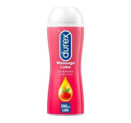 Durex Massage Lube Guarana 2 in 1 Διεγερτικό Λιπαντικό Τζελ 200 ml